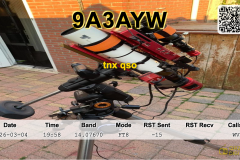 9A3AYW_QSL_Card